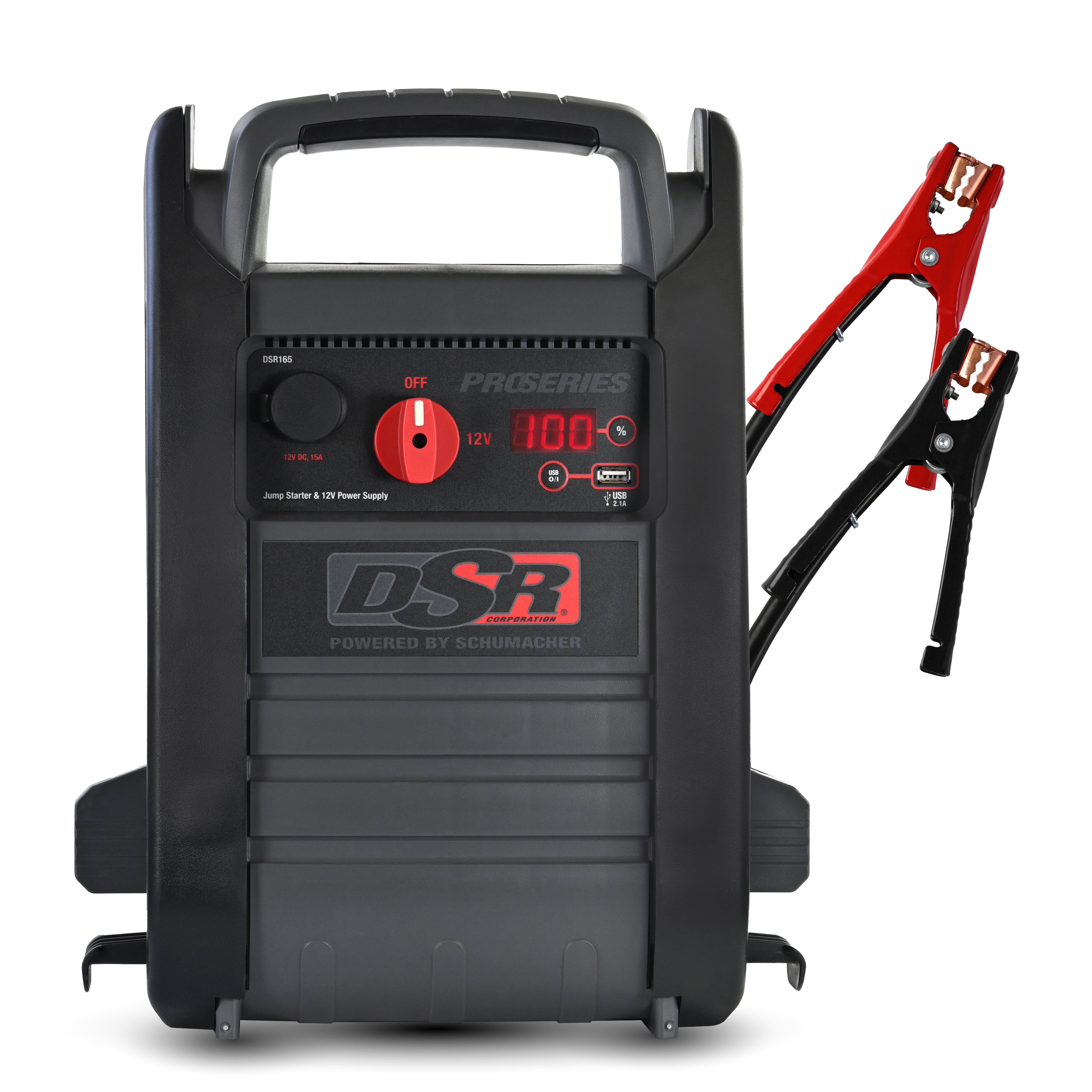 Schumacher Electric 4000A Lithium Car Battery Jump Starter and Portable Power Station, 2.4A USB Charging, DSR Professional Grade, For 12V Automotive and Marine Batteries, DSR164