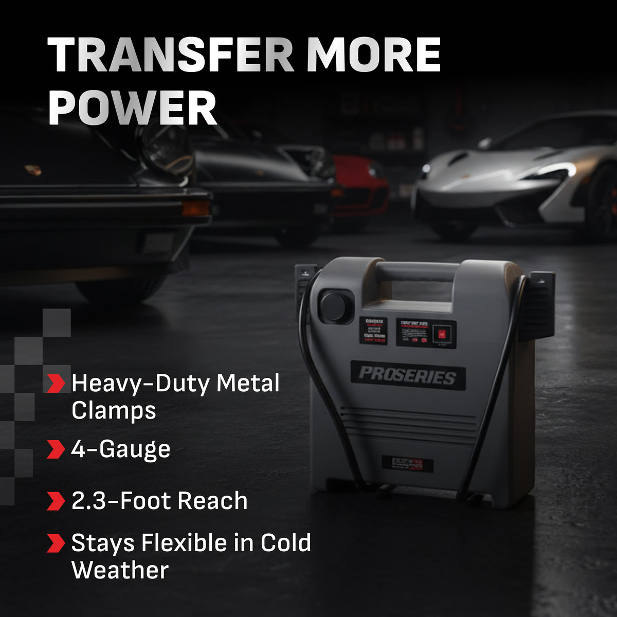 Schumacher Electric 1800A Car Battery Jump Starter and Portable Power Station, DSR Professional Grade, 12V DC Charging, For 12V/24V Automotive and Marine Batteries, DSR119