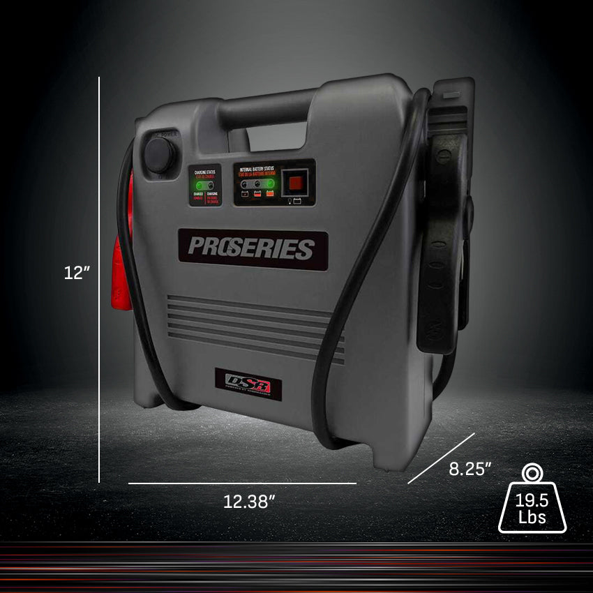 Schumacher Electric 1800A Car Battery Jump Starter and Portable Power Station, DSR Professional Grade, 12V DC Charging, For 12V/24V Automotive and Marine Batteries, DSR119