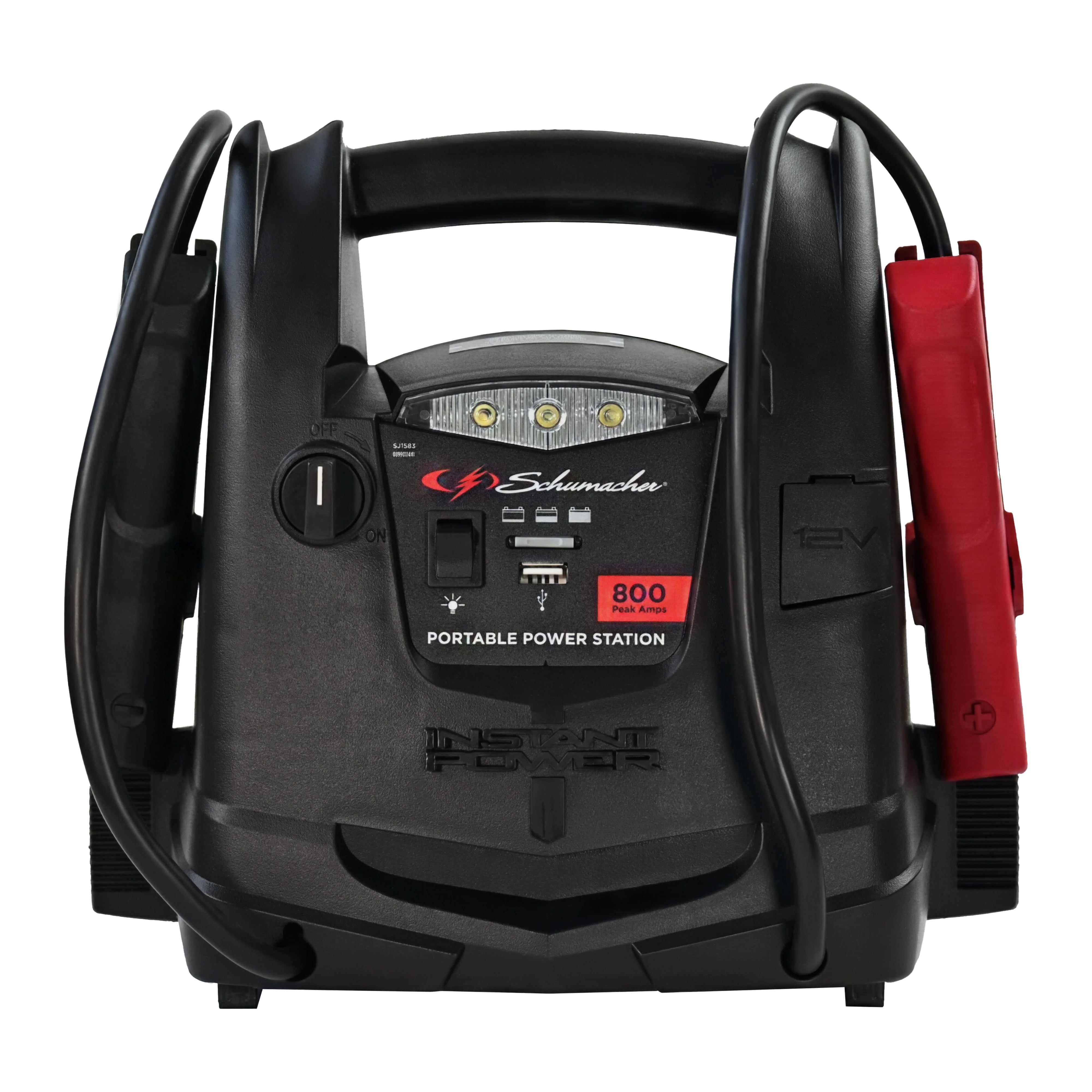 Schumacher SJ1583 Portable Power Station, 800A Jump Starter – 150-PSI Air Compressor, New in Box