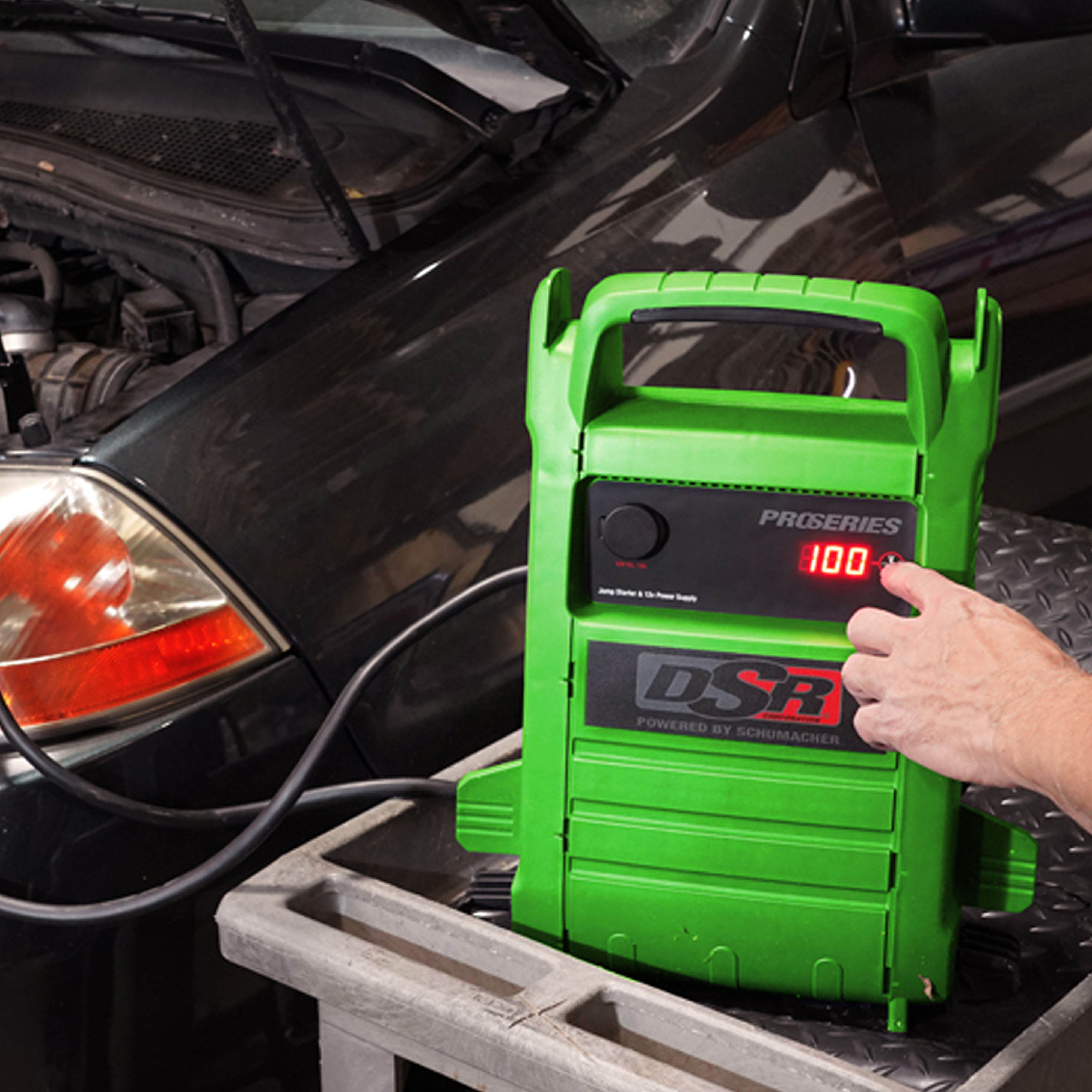 Schumacher Electric 2000A Car Battery Jump Starter and Portable Power Station, For 12V Batteries, Professional Grade, 12V DC Charging, For Automotive and Marine Batteries, DSR168G