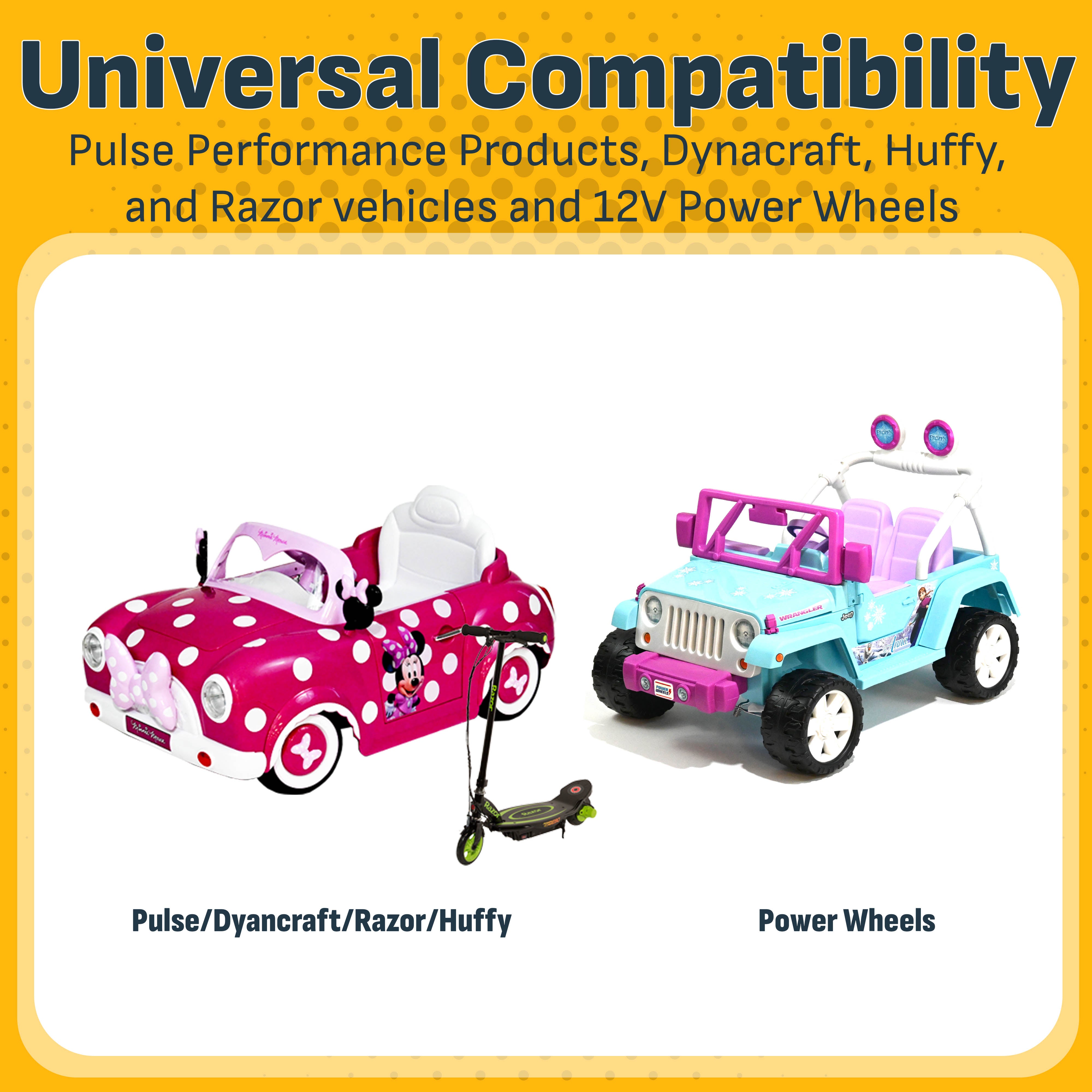 Schumacher Electric CR7 Battery Charger for Ride-On Toys 3 Amps, 6/12V - 1 Unit Per Pack