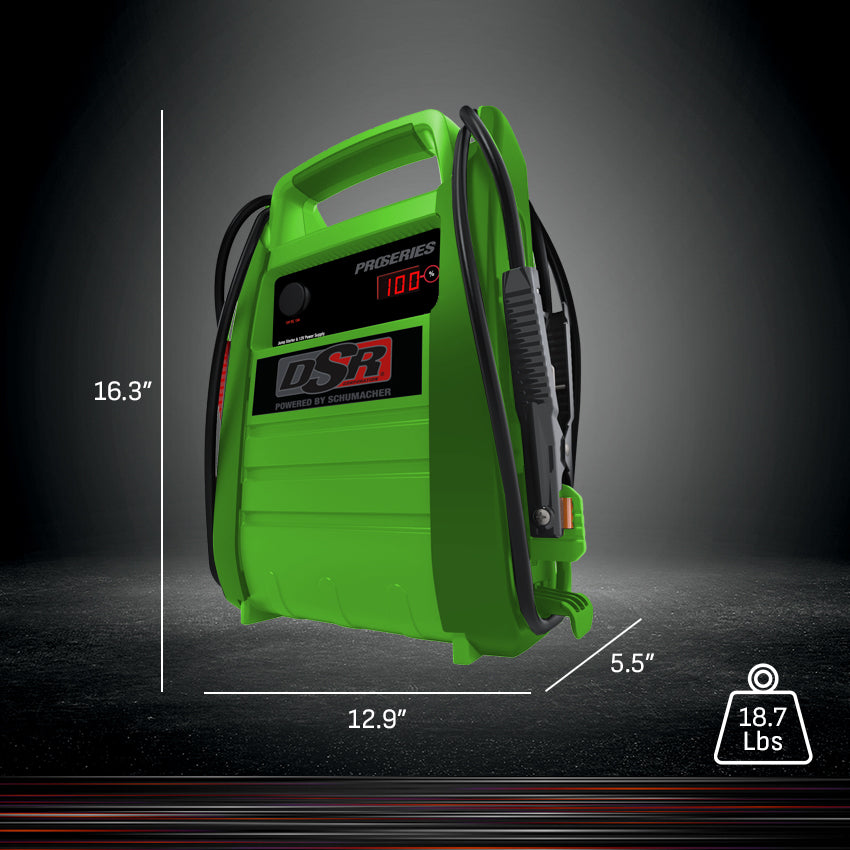 Schumacher Electric 2000A Car Battery Jump Starter and Portable Power Station, For 12V Batteries, Professional Grade, 12V DC Charging, For Automotive and Marine Batteries, DSR168G