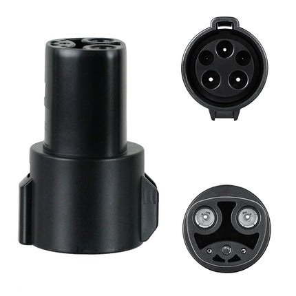 Schumacher Electric Level 1 & Level 2 EV Adapter, 60A, 250V, Converts J1772 EV Chargers to Fit Tesla NACS EV Charging Ports, SA914