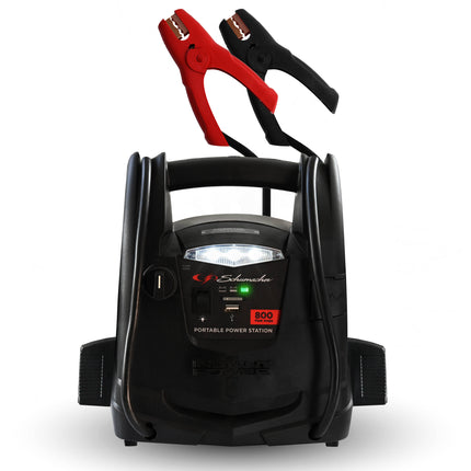 Schumacher SJ1583 Portable Power Station, 800A Jump Starter – 150-PSI Air Compressor, New in Box