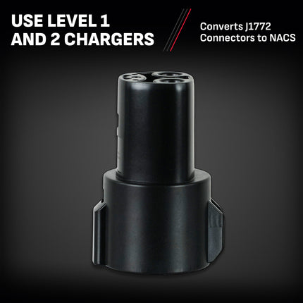 Schumacher Electric Level 1 & Level 2 EV Adapter, 60A, 250V, Converts J1772 EV Chargers to Fit Tesla NACS EV Charging Ports, SA914