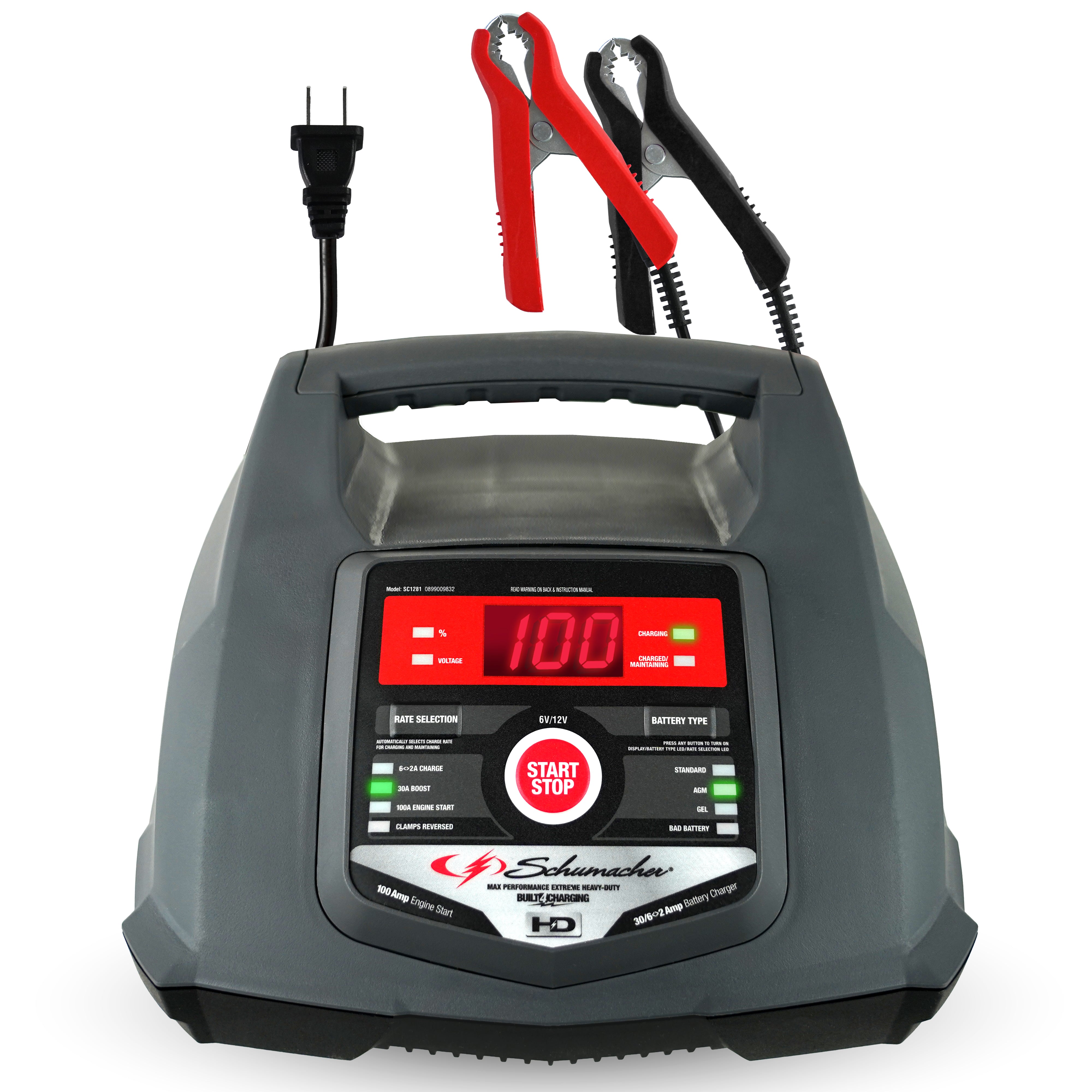 Schumacher Electric Charger / Starter / Maintainer and Auto Desulfator- 100 Amp/30 Amp, 6V/12V
