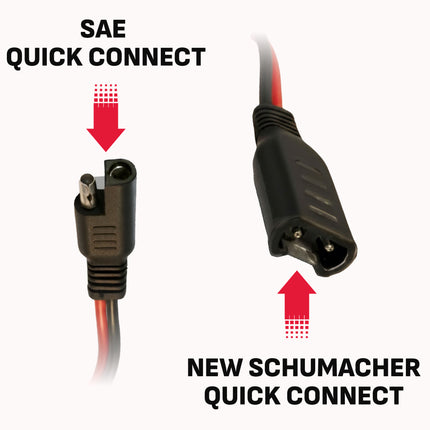 Schumacher Electric RUGGED SAE to Quick-Connect Adapter Cable – SA953