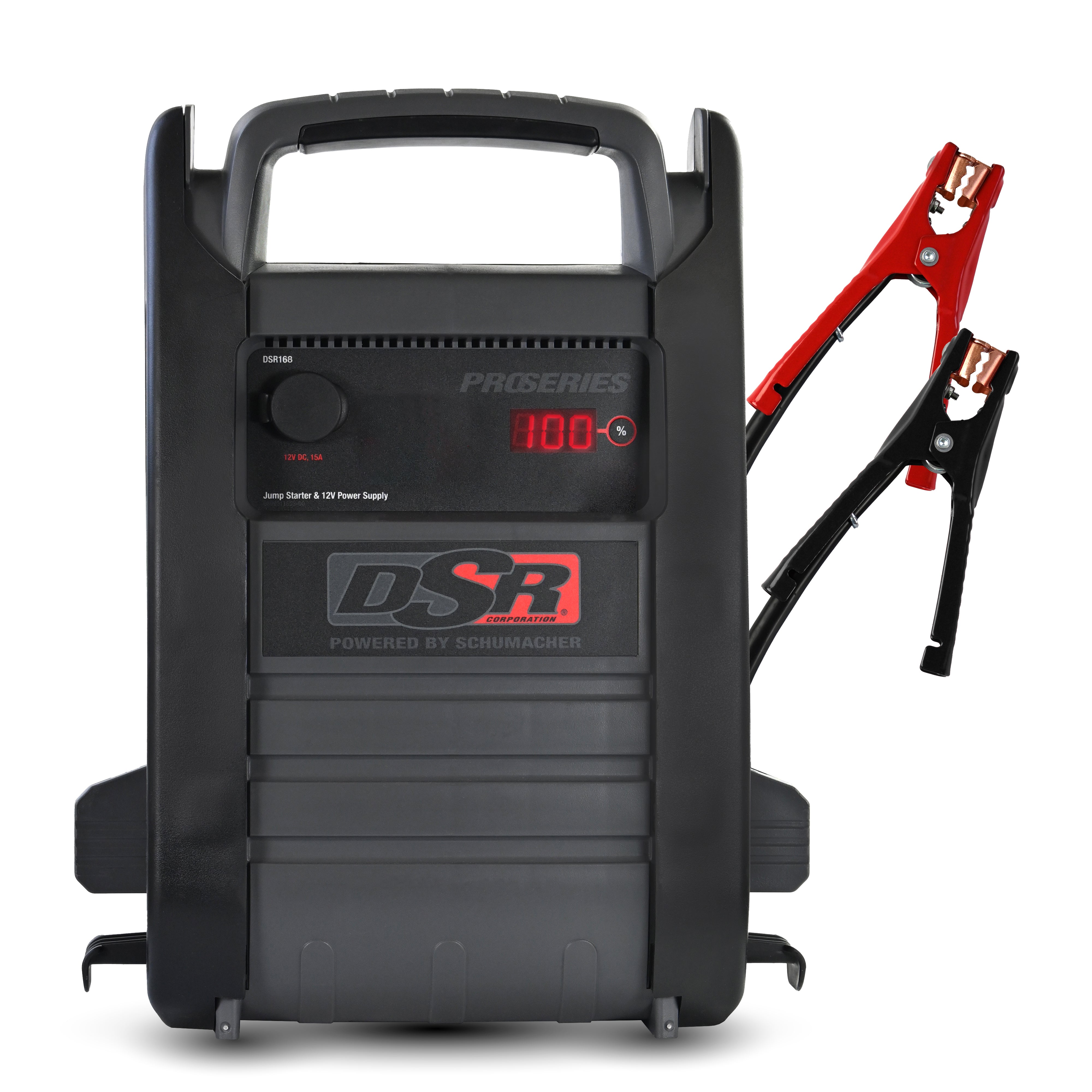 Schumacher Electric 2000A Car Battery Jump Starter and Portable Power Station, For 12V Batteries, Professional Grade, 12V DC Charging, For Automotive and Marine Batteries, DSR168